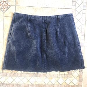 Topshop Denim Mini Skirt